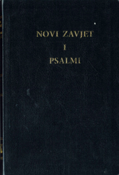 Neues Testament m. Psalmen schwarz, Kroatisch